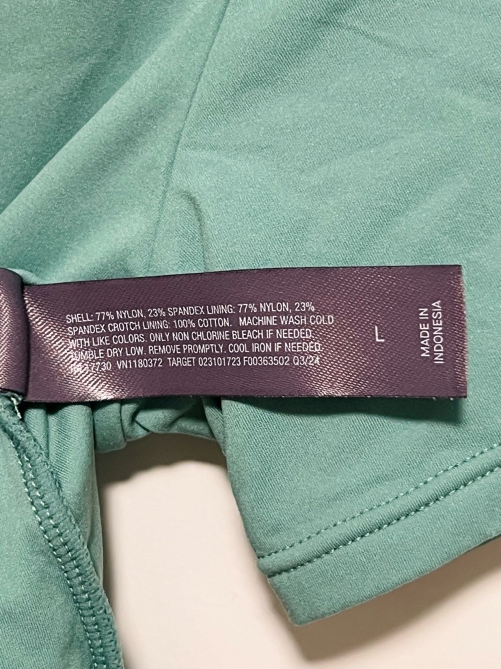 Auden Green Short Sleeve Luxury Bodysuit - Picture 5 of 5